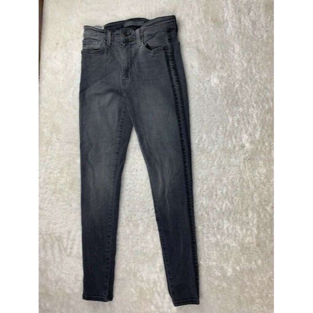 Joe's Jeans Size 25 Womens Faded Black Wash Skinny Stretch Mid Rise